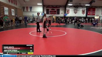 3 lbs Semifinal - Zane Houtz, Fort Madison Wrestling Club vs Greyson Steele, Camp Point Youth Wrestling