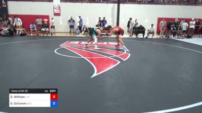 70 kg Consi Of 64 #1 - Drew Witham, Lirtc vs Gabriel Schumm, Bison Wrestling Club