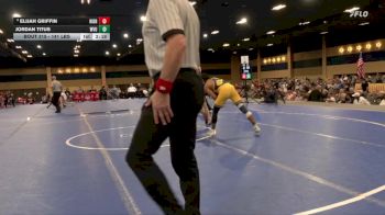 141 lbs Quarters - Elijah Griffin, Rider vs Jordan Titus, West Virginia