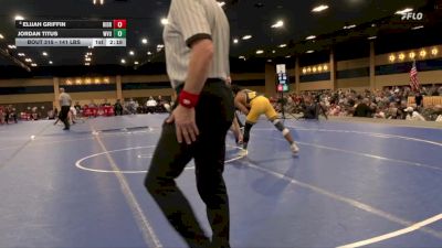 141 lbs Quarters - Elijah Griffin, Rider vs Jordan Titus, West Virginia
