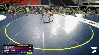 170 lbs Round 2 - Nash Gentry, Montana vs Landon Wing, Utah