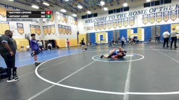 165 Gold 3rd Place Match - Anthony Lopez, Braddock vs Matthew Lefevre, Southwest Miami