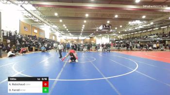 132 lbs Consi Of 8 #2 - Aidan Robichaud, Coventry vs Dash Farrell, Mt. Ararat/Brunswick