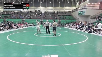 175 lbs 2nd Wrestleback (16 Team) - Cade Purvis, Colquitt County vs Hunter Hursey, Mill Creek