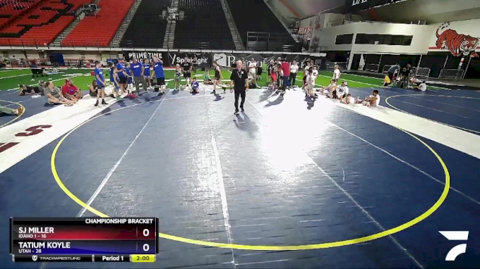 60 lbs Cross Bracket (8 Team) - Taft Strait, Idaho 1 vs Hayzon Walker, Utah