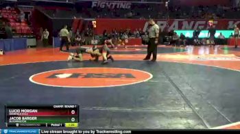 2 lbs Champ. Round 1 - Lucio Morgan, Deerfield (H.S.) vs Jacob Barger, Bloomington