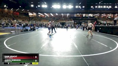 150 lbs Cons. Round 4 - Aaron Robinson, Wakulla Hs vs Dane Kracht, Social Circle