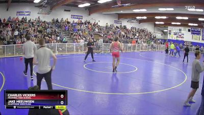 215 lbs Cons. Round 3 - Charles Vickers, McDaniel High School vs Jake Meeuwsen, Scappoose Wrestling