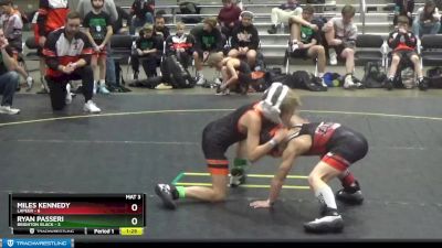 60 lbs Round 1 (4 Team) - Ryan Passeri, Brighton Black vs Miles Kennedy, Lapeer