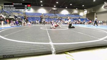132 lbs 3rd Place - Mason Hare, CWC-collinsville vs Mitchel Baker, Jackson