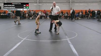 48 lbs Finals (2 Team) - Leon Rowland, PAW vs Austin Deitrick, Brecksville