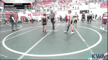 46 lbs Final - Tanner Birch, Tecumseh Youth Wrestling vs Koen Goodin, Cowboy Wrestling Club