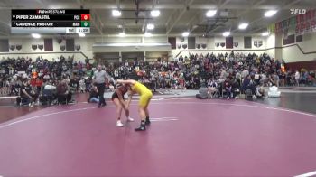 120 lbs 9th Place Match - Cadence Pastor, Marion vs Piper Zamastil, Prairie, Cedar Rapids