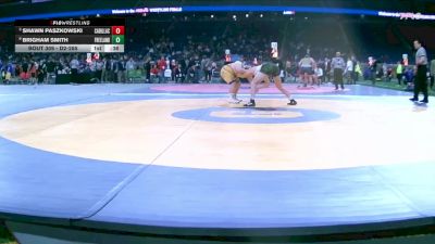 D2-285 lbs Cons. Round 3 - Shawn Paszkowski, Cadillac vs Brigham Smith, Freeland