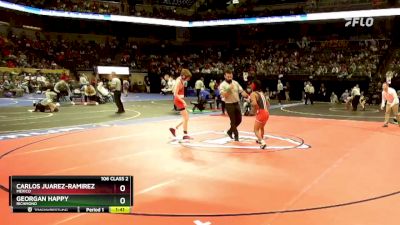 106 Class 2 lbs Quarterfinal - Carlos Juarez-Ramirez, Mexico vs Georgan Happy, Richmond