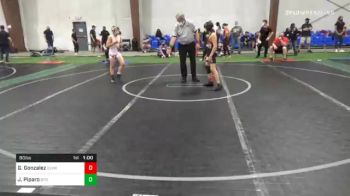 90 lbs Consolation - Gideon Gonzalez, Olympic vs Joshua Piparo, Bitetto