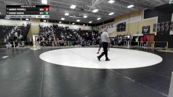 285 lbs Consi Of 8 #1 - James Powell, New Britain vs Chris Vance, Bridgeport Co-op