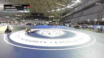 Girls 3A 140 lbs 7th Place Match - Alexis Escobar, Kelso (Girls) vs Sienna Kuehn, Everett (Girls)