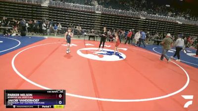 86 lbs Cons. Round 2 - Parker Nelson, Riverton USA Wrestling vs Jakobi Vanderhoef, Moorcroft Mat Masters Wrestling Club