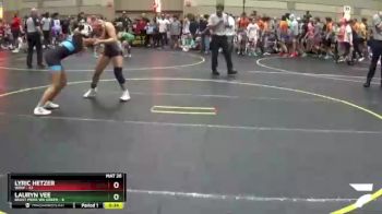 116 lbs Round 1 (10 Team) - Rain Scott, WOW vs Lauryn Vee, Beast Mode WA Green