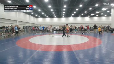 106 lbs 3rd Place Match - DeVaughn Miller, Alabama Takedown Academy vs David Serrano, Brevard FCA