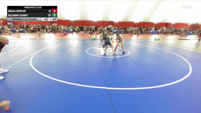 152 lbs Round 5 (10 Team) - Delia Koplin, Franklin Central vs Elliana Casey, Cedar Rapids Xavier