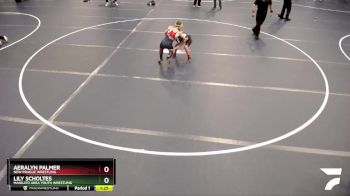 Cons. Semi - Aeralyn Palmer, New Prague Wrestling vs Lily Scholtes, Mankato Area Youth Wrestling