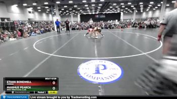 126 lbs Quarterfinal - Maximus Pearch, NWo Wrestling Club vs Ethan Bonewell, Kansas