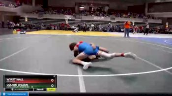 115 lbs Quarterfinals (8 Team) - Wyatt Wall, Foley vs Colton Wilson, LSH (LeSueur/Henderson)