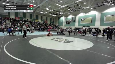 144 lbs Cons. Round 5 - Jesus Amaya, Escondido vs Ayers Reich, Cathedral Catholic