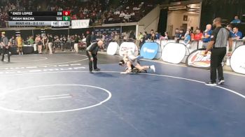 D 2 157 lbs Semifinal - Noah Macha, Teurlings Catholic vs Enzo Lopez, St. Thomas More