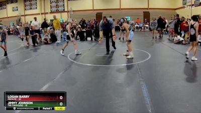 72 lbs Quarterfinal - Mason Thompson, McDonald Wrestling Academy vs Zayne Young, Unattached