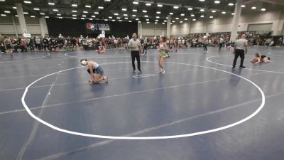 120 lbs Cons. Sub-rd Of 32 - Symantha Cherek, Nebraska Wrestling Academy vs Austin English, Texas