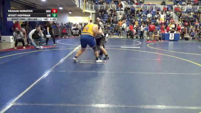 285 lbs Round Of 32 - Keagan Kematick, DuBois vs Wyatt Hoffman, Line Mountain