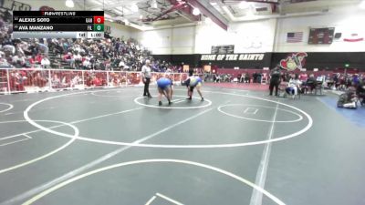 235 lbs Cons. Round 2 - Alexis Soto, Gahr vs Ava Manzano, Fillmore