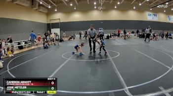 44 lbs Round 1 - Cameron Arnott, Seymour Wrestling Club vs Josie Metzler, SVWC