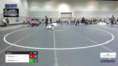 91 lbs Rr Rnd 4 - Cade Ruckle, Gold Rush Wrestling vs Jacobie Robbins, Greater Heights Wrestling