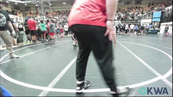 37-40 lbs Quarterfinal - Ollie Fixico, Red Ryder Wrestling Club vs Hank Shattuck, Harrah Little League Wrestling