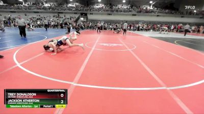 125 lbs Quarterfinal - Jackson Atherton, Phenom Wrestling-AAA vs Trey Donaldson, Victory Wrestling-AAA