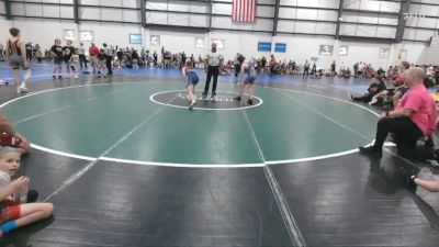 90 lbs Round 2 (6 Team) - Aubrey Ishuin, BELIEVE TO ACHEIVE vs Logan Smith, EASTERN CAROLINA WRESTLING ACADEMY