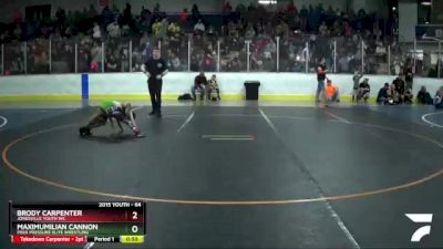 64 lbs 3rd Place Match - Maximumilian Cannon, Peer Pressure Elite Wrestling vs Brody Carpenter, Jonesville Youth WC