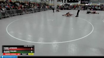 170 lbs Cons. Round 2 - Eliana Callies, Minnesota vs Torie Jamieson, Montana