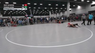 120 lbs Cons. Sub-rd Of 16 - Phoenix Ayers, Alabama vs Riley Alcantar, Panda Wrestling Alliance