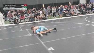 138 lbs Champ. Rd Of 64 - Bowen Pearson, ScrapYard Training vs Maverick Baker, Wrestling Brotherhood