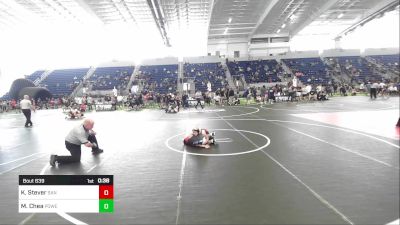 100 lbs Consolation - Kyler Stever, San Clemente vs Micah Chea, Powerline Wrestling