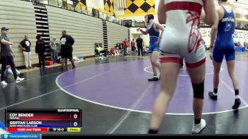 170 lbs Quarterfinal - Coy Bender, Indiana vs Griffan Larson, Avon Wrestling Club