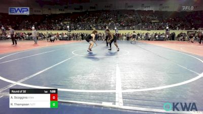 130 lbs Round Of 32 - Aiden Scoggins, Standfast vs Reed Thompson, Tuttle Wrestling