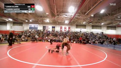 175 lbs Quarterfinal - Logan Allaire, Campbell vs Camden Santos, Bedford