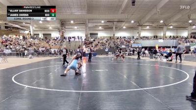 A 144 lbs Cons. Round 2 - James Owens, Red Bank High School vs Elliot Davisson, McMinn Central High School