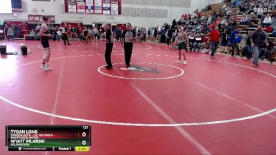 121 lbs Cons. Round 4 - Wyatt Pilarski, Holdingford vs Tygan Long, Dawson-Boyd - Lac Qui Parle - Montevideo United